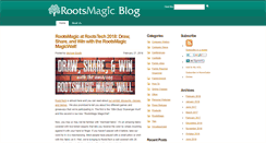 Desktop Screenshot of blog.rootsmagic.com